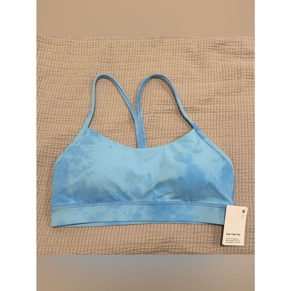 NWT 4 Smoothie Wash Blueberry Nulu Flow Y Bra A/C - Lululemon - NEW